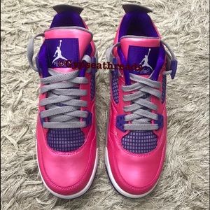 Purple And Pink Jordans 